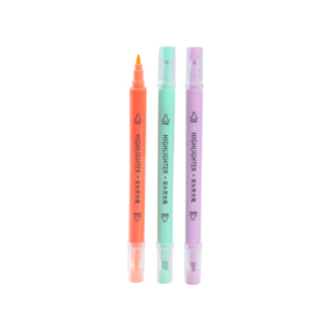 Nhà Máy Bán buôn mềm Pastel huỳnh quang màu nước bút 6-màu sắc đôi tip <span class=keywords><strong>Highlighter</strong></span> thiết lập cho sinh viên phác thảo của Kid nghệ thuật - Product Image 1