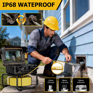 Caméra Endoscope Industriel 1080P Auto-Nivelant 512Hz avec DVR 32Go pour Inspection de Tuyaux d'Égout et Canalisations - Product Image 5