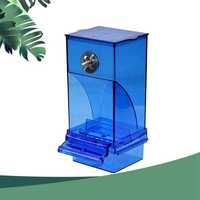 Bols pour mangeoires à oiseaux anti-éclaboussures, anti-éclatement, automatiques, écologiques, en plastique de qualité alimentaire, transparents, faciles à nettoyer