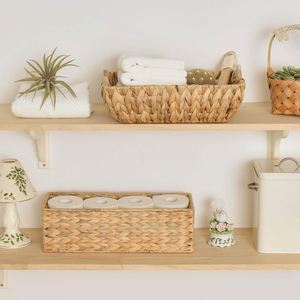 Seegras-Korbset Flach Natürliches Rattan Wäschekorb Mit Rädern Marken 20 Zoll Seegras Neu Faltbarer Stoff-Wäschekorb - Product Image 2