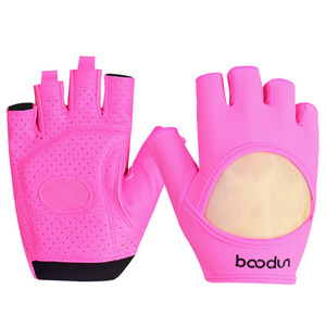 Bao Dun Women's <b>Half</b> Finger Fitness Gloves Breathable Non <b>Slip</b> Gym Yoga Weight Lifting Exercise Palm Protection - Product Image 1
