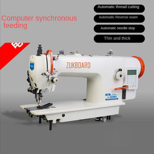 Voll automatische Computer-Nähmaschine Leder gepäck Synchron kleidung Cutter Car <span class=keywords><strong>Industrial</strong></span> Sewing Overlock Machine - Product Image 2