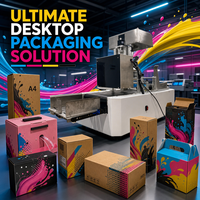 Highspeed single-pass inkjetprinter voor papieren bekers, verpakkingen & zakken, CMYK digitale kartonnen printer