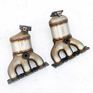 Convertisseur catalytique d'échappement YueYang, prix usine, Euro4, acier inoxydable S409, ajustement universel, garantie 1 an, Land Rover - Product Image 1