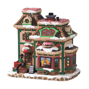 Simulazione casa di natale famosi occidentale ornamenti in resina architettonica con luci a LED decorazione regali di natale all'ingrosso - Product Image 5