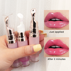 Увлажняющее масло для губ с изменением цвета и блеском, с вашим логотипом, под собственной торговой маркой, веганское, с изменением цвета по pH - Product Image 2