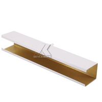 Décorations intérieures Conception personnalisée Panneau en aluminium de plafond en bande métallique ignifuge imperméable pour hôtel