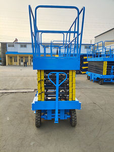 Platform Lift Gunting Hidrolik Mobile 4M 6M 8M 10M 12M 14M, Kapasitas Angkat 500kg, untuk Pekerjaan di Ketinggian, Bersertifikasi CE - Product Image 5