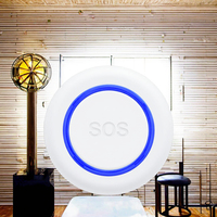 Bouton SOS intelligent WiFi Tuya PST RF433M en ABS pour personnes âgées, portée de détection 10-20m, contrôle à distance via l'application PST-WE571