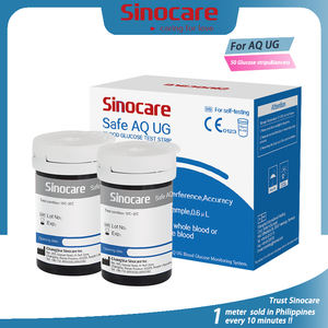 Strip Tes Gula Darah <span class=keywords><strong>Sinocare</strong></span> untuk Safe AQ UG 2in1 Glucometer Multifungsi Alat Ukur Gula Darah Strip Tes Diabetes - Product Image 3