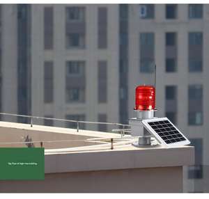 تحذير الطائرات ضوء إضاءة مدرج المطار لون أحمر مشروع Ow كثافة برج الاتصالات المزدوج مصباح عرقلة الطيران - Product Image 2