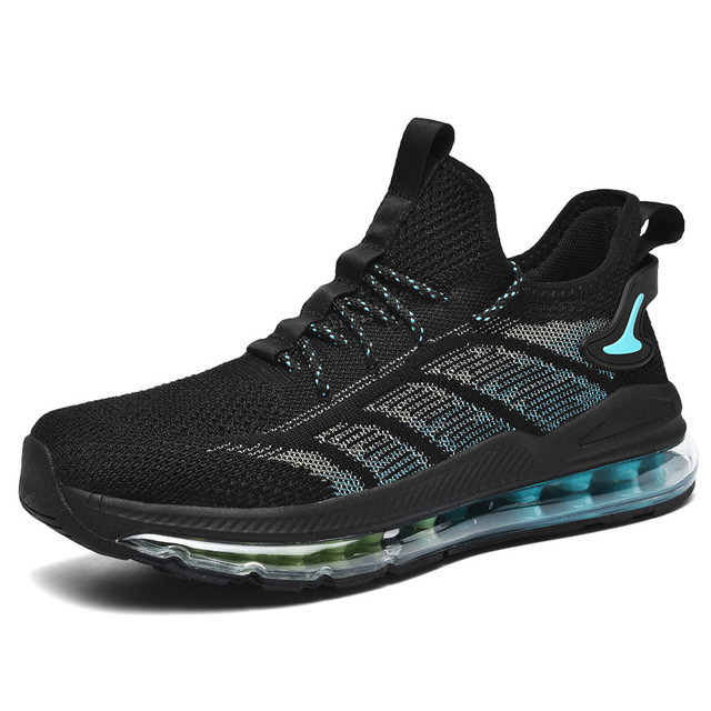 BIYATE Large Size Sneakers High Quality Flying Woven Air Cushion Running Shoes