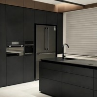 Plan de travail en acier inoxydable durable de style américain pour cuisine commerciale sur mesure, ensemble de comptoir de bar moderne pour fêtes JG