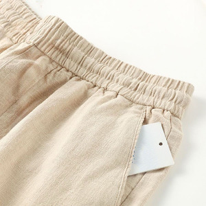Pantaloni Estivi da <span class=keywords><strong>Donna</strong></span> in <span class=keywords><strong>Lino</strong></span> a Gamba Larga, Casual, Larghi, Dritti, Lunghi, Sottili in Cotone e <span class=keywords><strong>Lino</strong></span> - Vendita all'Ingrosso - Product Image 5