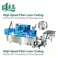 Système de codage de couvercles par laser à fibre avec collecte de données en temps réel, tri et correction automatiques intelligents des codes d'erreur