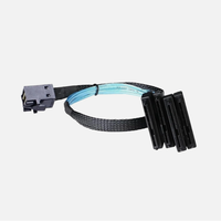 Cable de transferencia de datos de 50CM, 100CM, Mini SAS HDD a 4x SAS de 29 Pines, con disco duro de 15 Potencias, de servidor RAID Cable, venta al por mayor