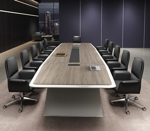 Factory Wholesale Solid Wood Conference Room <b>Table</b> Office Furniture Big Size Conference <b>Table</b> - Product Image 5