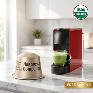Capsules de Matcha en Gros Compatibles Nespresso, Capsules de Thé Vert de Qualité Cérémoniale, Fournisseur de Thé en Marque Blanche - Product Image 2