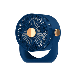Petit <span class=keywords><strong>ventilateur</strong></span> de bureau portatif, 3 vitesses, alimenté par USB et batterie, faible bruit 30-34 dB, rechargeable, fonctionnement en anglais - Product Image 2