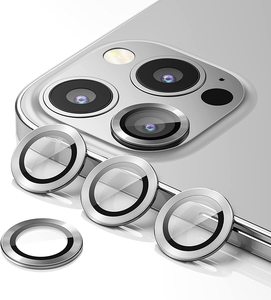 Protector de pantalla de vidrio templado con lente de cámara de teléfono móvil transparente HD antiarañazos individual para <span class=keywords><strong>iPhone</strong></span> 12 <span class=keywords><strong>13</strong></span> 14 15 16 <span class=keywords><strong>Pro</strong></span> Max Plus - Product Image 1
