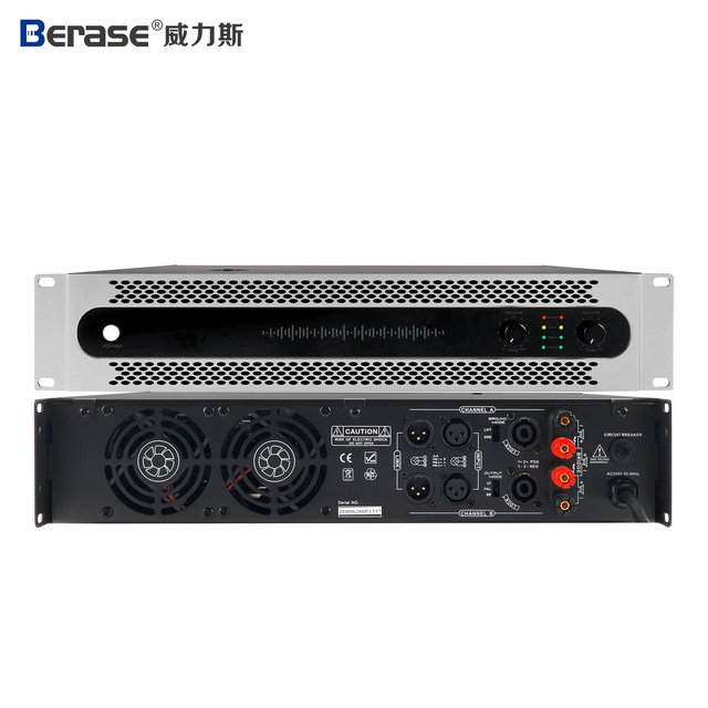 Class H 800W *2 High Power 2 Channel Amplifier Professional Outside DJ Stage Power Amplifier