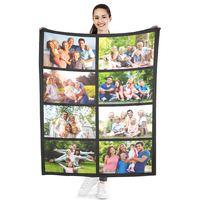 Maßgefertigte Einfarbige Gestrickte Nerzartige Flanell-Fleece-Decke 100% Polyester Superweich Anti-Pilling Tragbar Für Alle Jahreszeiten Geeignet