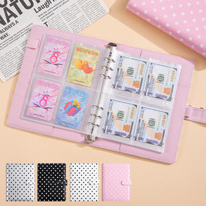 สมุดบันทึกแบบมีห่วง A5 ลายจุด แมคารอง แบบถอดแผ่นได้  สมุดบันทึกแบบกำหนดเอง คุณภาพสูง สำหรับวางแผนการเงิน บันทึกค่าใช้จ่าย และการจัดการบัญชี - Product Image 2