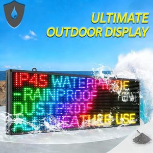Outdoor P10 LED electronic display screen <b>WiFi</b> programmable static text display board entrance indicator light decorative light - Product Image 2