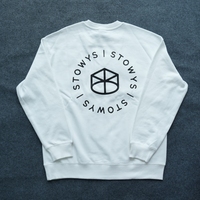 Sudadera de felpa francesa 350 GSM para hombre, diseño personalizado, bordado, transferencia impresa, colorido, Sudadera de cuello redondo para hombre de peso pesado
