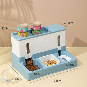Automatic Plastic Pet Water Dispenser <b>Cats</b> Feeder <b>Cat</b> <b>Food</b> Basin Dog Bowl Pet Supplies Customizable <b>Food</b> <b>Storage</b> - Product Image 4