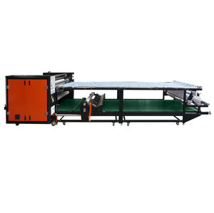 Máquina de transferencia por sublimación de rollo a rollo, fabricante, con manta y cinta transportadora autocorrectora para impresión de tela - Product Image 4