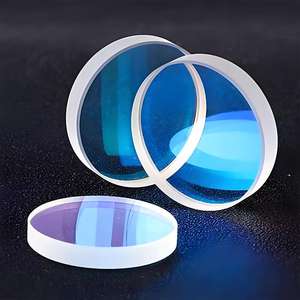 Lentille de focalisation et de protection en verre de silice fondue personnalisée pour machine de soudage laser CO2, utilisation en extérieur et en cuisine - Product Image 2