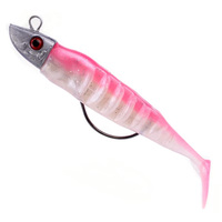 Leurre souple de haute qualité avec tête plombée, appât souple à queue en T, 10cm 15.5g, 13cm 26g, leurre de pêche souple avec hameçon à ardillon