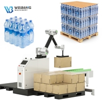 Mesin Pengemas Otomatis Robot Arm Harga Terjangkau 25-35kg untuk Minuman, Botol, Tray, dan Palletizer Cobot