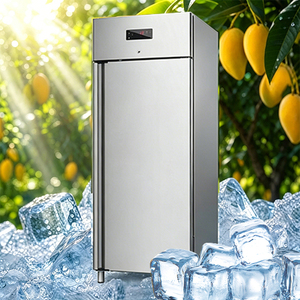 Commercial Restaurant Kitchen Single-Temperature Upright Air Cooling Refrigerator <b>Freezer</b> Stainless Steel Frost Free Digital E1F - Product Image 4