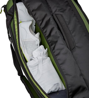 Raquette de badminton de tennis portable personnalisé sac à dos bandoulière unique sac à chaussures indépendant multicouche en polyester