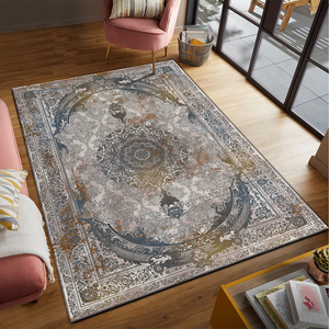 Tapis carré en polaire polyester Premio Printing pour Ramadan, mousse haute densité 17 mm d'épaisseur, doux, antidérapant, auto-adhésif, pour salon - Product Image 1