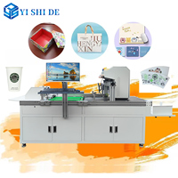 Máquina de impresión digital YI SHI DE, máquina de impresión de hojas de vasos de papel en forma de abanico, impresora de inyección de tinta de un solo paso