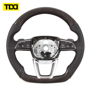 Volante de Fibra de Carbono Real TDD Compatible con Audi A5 A6 S5 S6 C7 A7 R8 RS RS3 RS4 RS5 Q3 Q5 Q7 TTA3 A4 S3 S4 S5 RS6 RS7 - Product Image 4