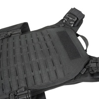 Chaleco Táctico MOLLE de Liberación Rápida con Corte Láser de 10x12 Pulgadas, Chaleco de Seguridad MOLLE para Hombre, Chaleco Táctico CS