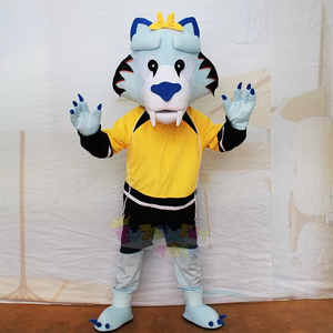 Disfraz personalizado <span class=keywords><strong>de</strong></span> Mascota <span class=keywords><strong>de</strong></span> lobo uniforme <span class=keywords><strong>de</strong></span> dibujos animados lindo personaje <span class=keywords><strong>de</strong></span> Animal adulto actividad fiesta juego disfraz <span class=keywords><strong>de</strong></span> Mascota <span class=keywords><strong>de</strong></span> felpa para la venta - Product Image 4