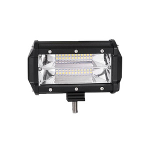 Barra de Luces LED para Automóvil de 5 Pulgadas, Doble Fila, IP67, Color Blanco <span class=keywords><strong>Aurora</strong></span> Ámbar, 24 W, Barra de Luz de Conducción - Product Image 3