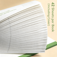 Cahier scolaire Kenya 254x174mm, bloc-notes à feuilles détachables pour étudiants, idéal pour la pratique des mathématiques