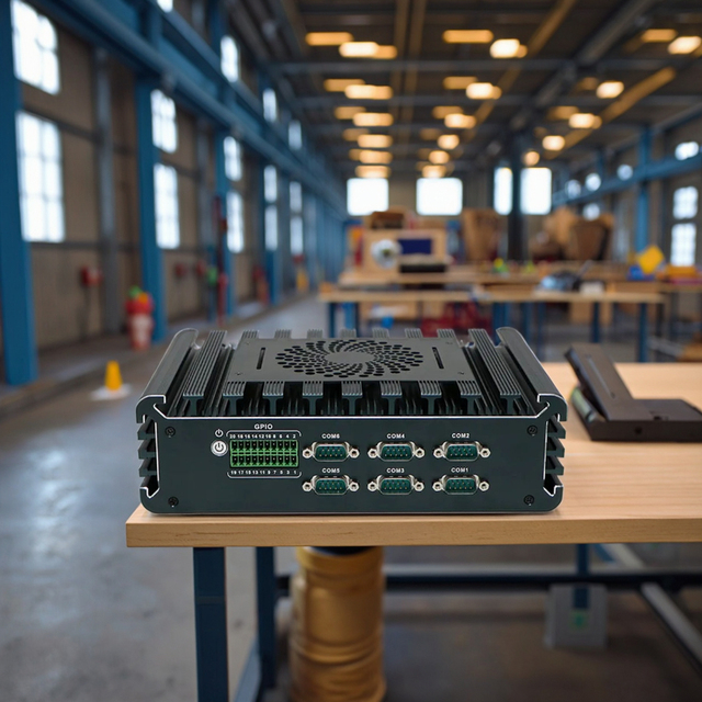 Fanless Industrial PC 11th Gen Intel I5-1135G7 3x LAN 6x COM GPIO Wall Mount Win10 Pro Medical HMI Edge AI Computer