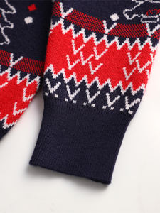 <span class=keywords><strong>Pull</strong></span> à col rond classique <span class=keywords><strong>de</strong></span> Noël personnalisé par le fabricant OEM pour l'automne et l'hiver - Product Image 4