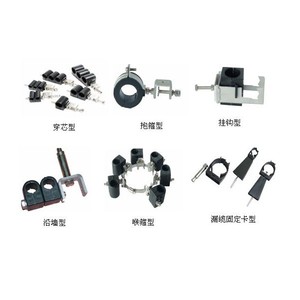 Abrazadera de cable de suspensión para óptica/alimentador, con dial calibrado de doble orificio, de acero inoxidable, para manguera de goma de 6mm, OEM, para cabina radiante/con fugas - Product Image 5
