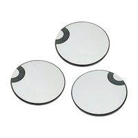 Diameter 28 mm ketebalan 2 mm 1 MHz 1000 KHz frekuensi PZT 4 5 piezoelektrik keramik transduser Disc produk keramik elektrik