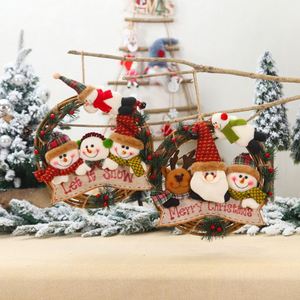 Adornos Colgantes de Navidad con Forma de Casa, Santa Claus, Muñeco de Nieve y Árbol de Navidad, Decoración Única para el Hogar y las Fiestas - Product Image 3