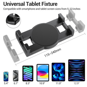 Aluminum Alloy Tablet <strong>Computer</strong> <strong>Bracket</strong> for Warehouse Wall Mounting for Yacht Table Maximum Tilt Angle 90 Degrees New Product - Product Image 3
