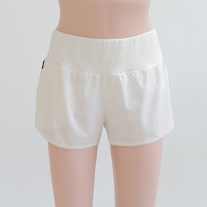 Pantalones cortos de running 2 en 1 para mujer con forro incorporado y bolsillo con cremallera, pantalones cortos de entrenamiento de poliéster y elastano de secado rápido para gimnasio y pickleball - Product Image 5